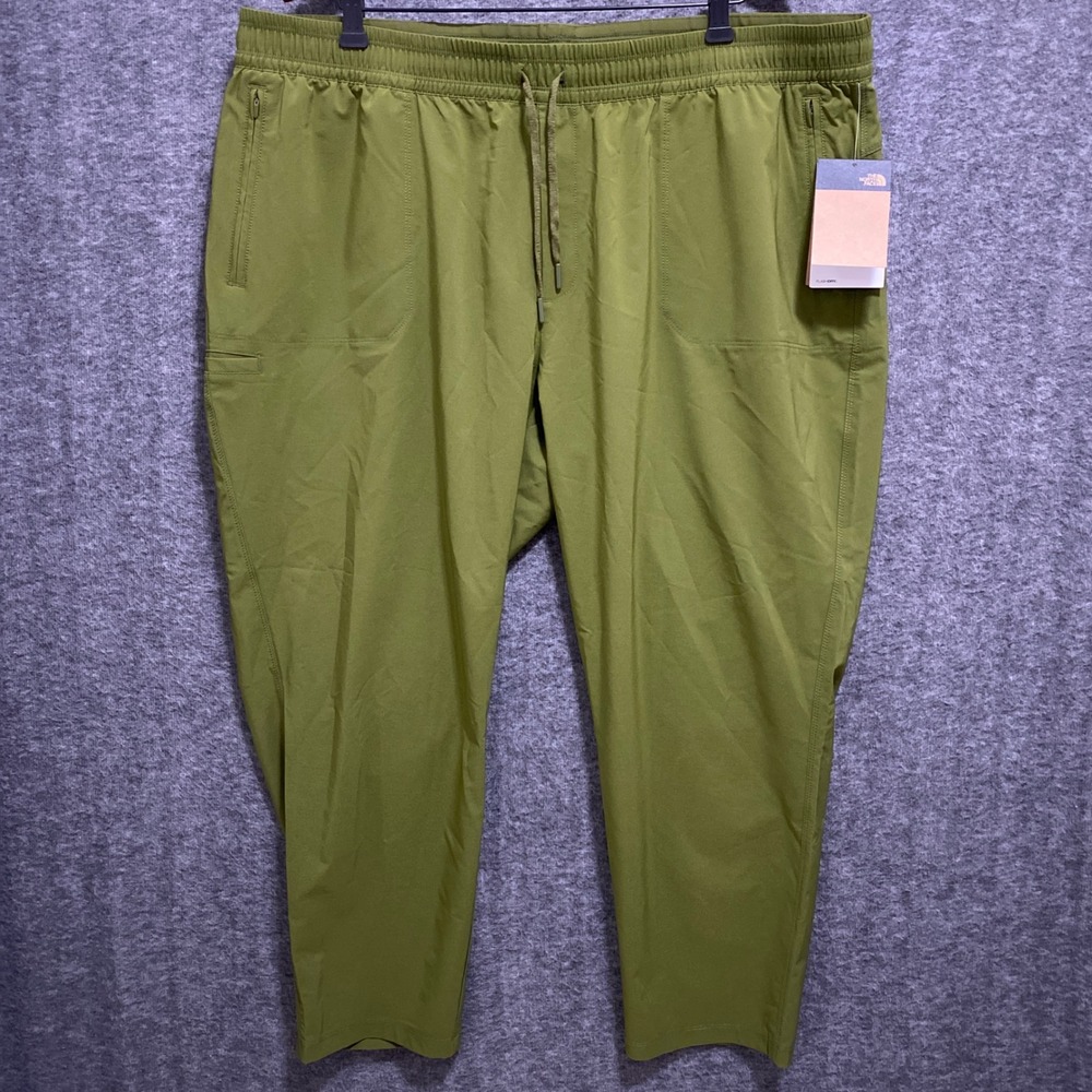 The North Face Never Stop Wearing Pants Women 3XL Green Stretch Hiking Trail NWT